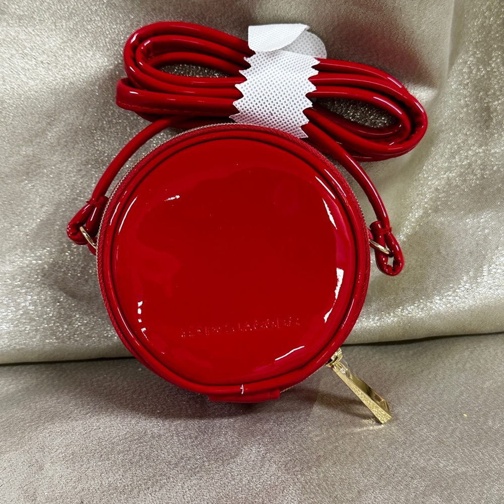 Marc Jacobs Red Patent Leather Round
Crossbody Bag